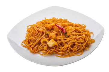 Seafood pasta