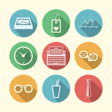 Icons for freelance and business