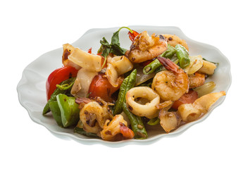 Seafood with vegetables