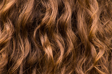 Naklejka premium Wavy Hair Background