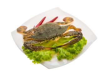 Raw crab