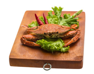 Boiled crab