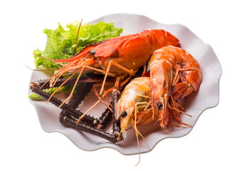 Giant Freshwater Prawn and king prawns