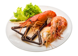 Giant Freshwater Prawn and king prawns