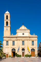 Fototapeta premium Orthodox Cathedral in Chania. Crete, Greece
