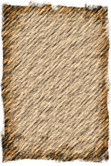 vintage sheet of paper, illustration