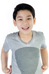 Portrait Of asian cute boy