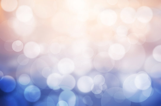 An image of pink and blue bokeh background