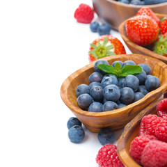 assortment of fresh berries