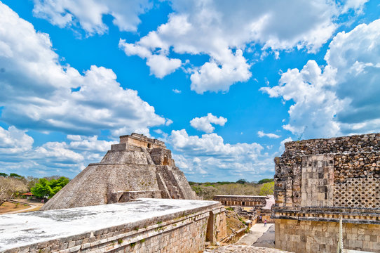 ancient mayan ruin in Palenque, Chiapas, Mexico