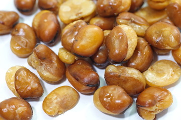 fried broad beans or fava beans