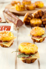 Proja sausage sandwich