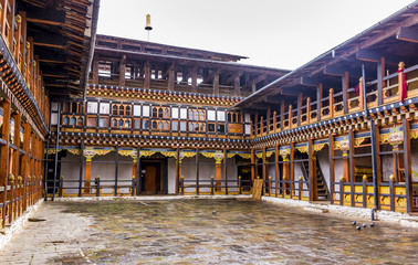 Fototapeta na wymiar the dzong of jakar, Bhutan