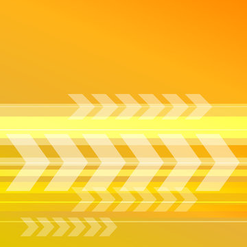 abstract yellow orange background with transparent arrows