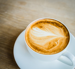 Latte coffee