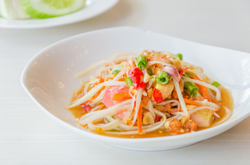 green papaya salad