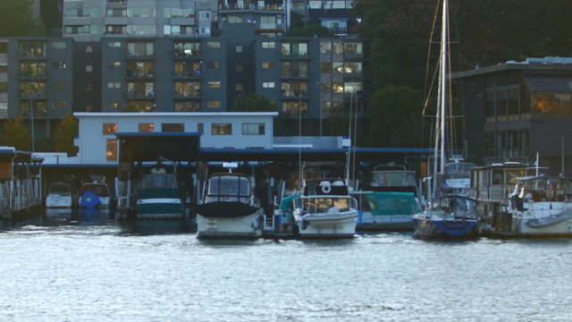 Boat Ride Passing Marina