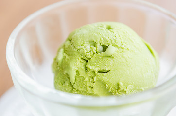 Ice cream green tea