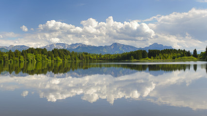 Panorama Landschaft in Bayern