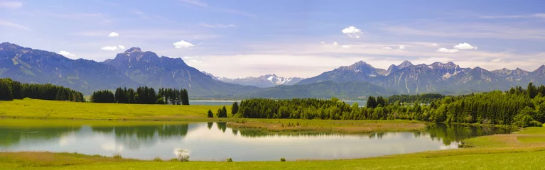 Panorama Landschaft am Forggensee in Bayern © Wolfilser