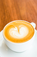 Latte coffee