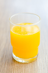 Orange juice glass