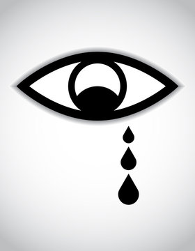 special sad eye icon