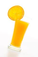 Orange juice glass