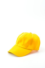 Baseball cap isolated white background