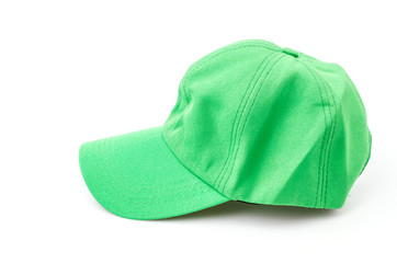 Baseball cap isolated white background