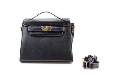 Handbag isolated white background