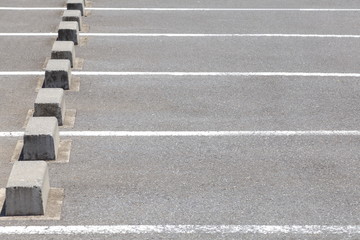 car Parking lane outdoor in public park