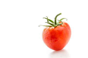 Tomato isolated on white