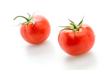 Tomato isolated on white