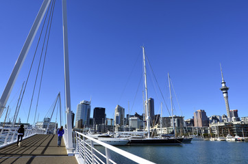 Naklejka premium Wynyard Crossing Auckland New Zealand