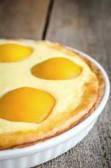 Peach tart