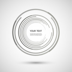 Obraz premium Vector color line twirl design