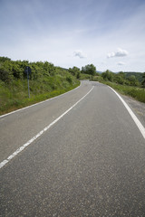 Strasse in der Toskana