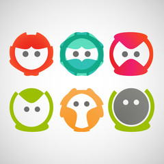 Vector color abstract object eps