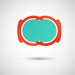 Vector color abstract object eps