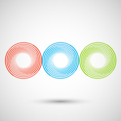 Vector graphics abstract design eps10