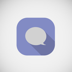 Vector speech dialog flat icon
