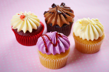 Cupcakes on the pink a