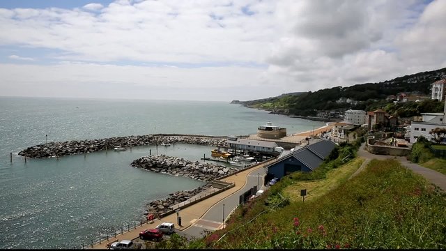 Ventnor harbour Isle of Wight south coast