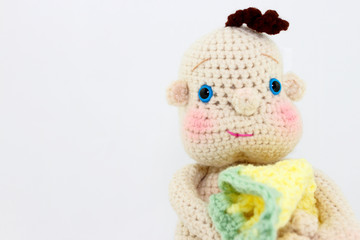 Handmade Baby Doll Close Up