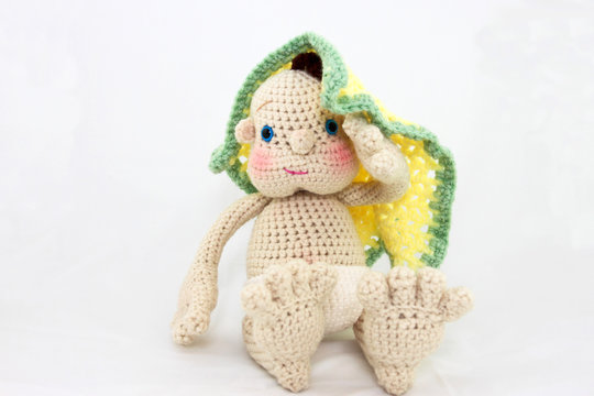 Handmade Doll With Blanket