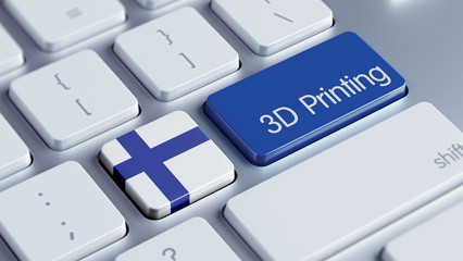 Fototapeta premium Finland 3d Printing Concept