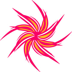 Blume Windrad Tribal Tattoo