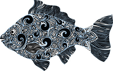 Fish with a pattern