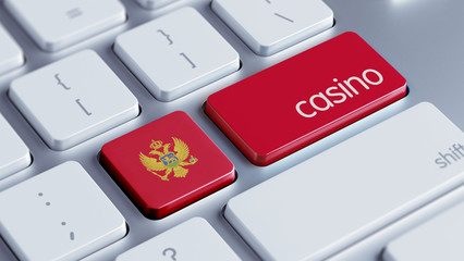 Fototapeta premium Montenegro. Casino Concept